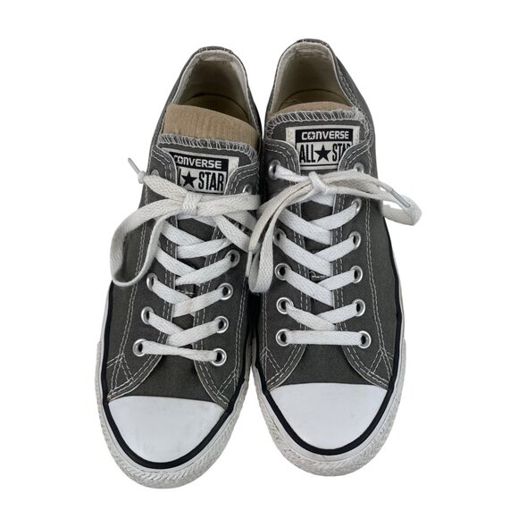 Converse Classic Chuck Taylor All Star Low 5J794 Gray Sneaker Shoe Womens Size 9 - Picture 1 of 12